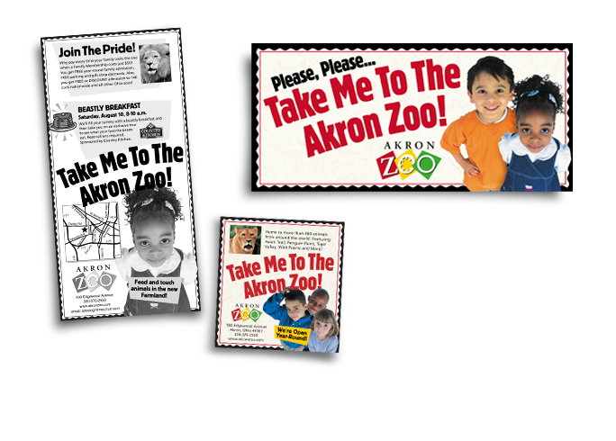 Akron Zoo Ad Campaign